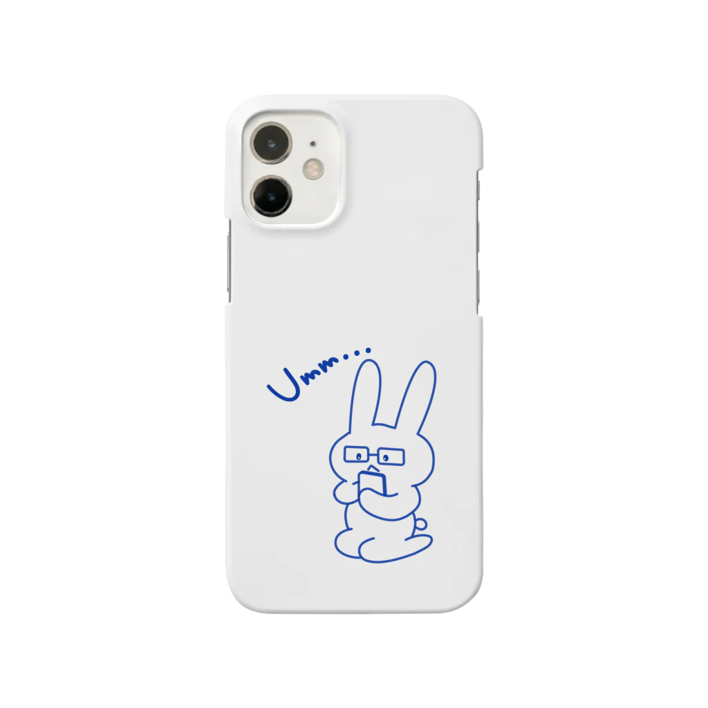 USAGI DESIGN -emi-のウサギのお買いもの スマホケース