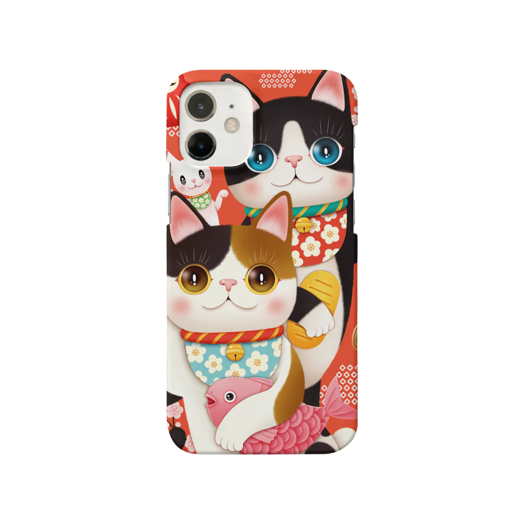 SORANEKO Art Shopの福よ来い！招き猫 Smartphone Case