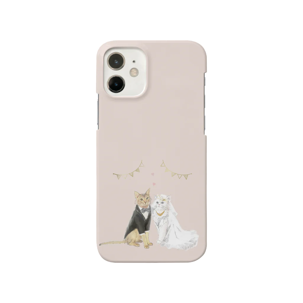 似顔絵婚姻届/スマホDIY婚姻届~ai.create~の無料婚姻届♡お揃いグッズ Smartphone Case