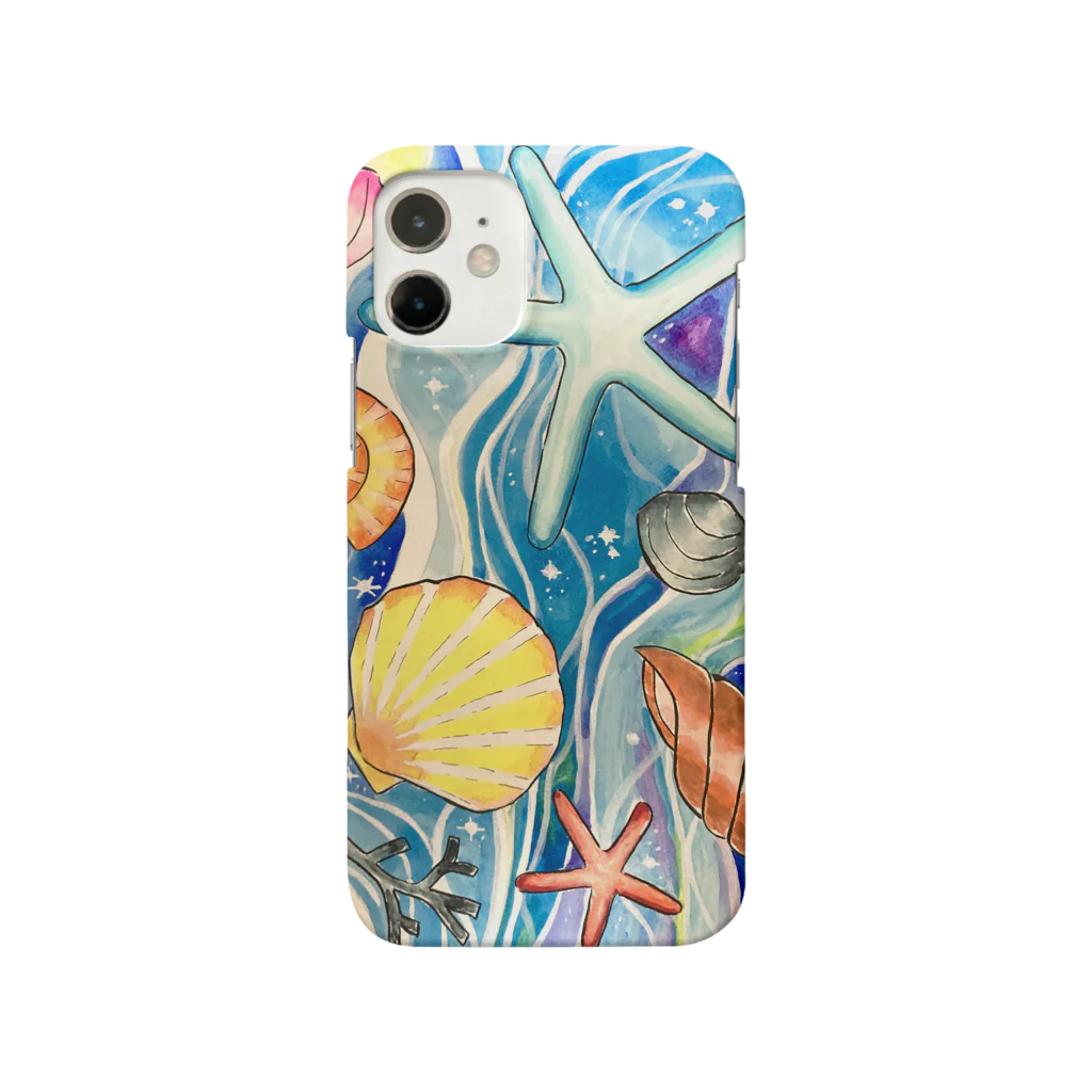 Blue OceanのSea shell スマホケース