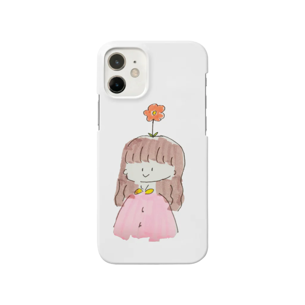 頭の上にお花。のはなこ Smartphone Case