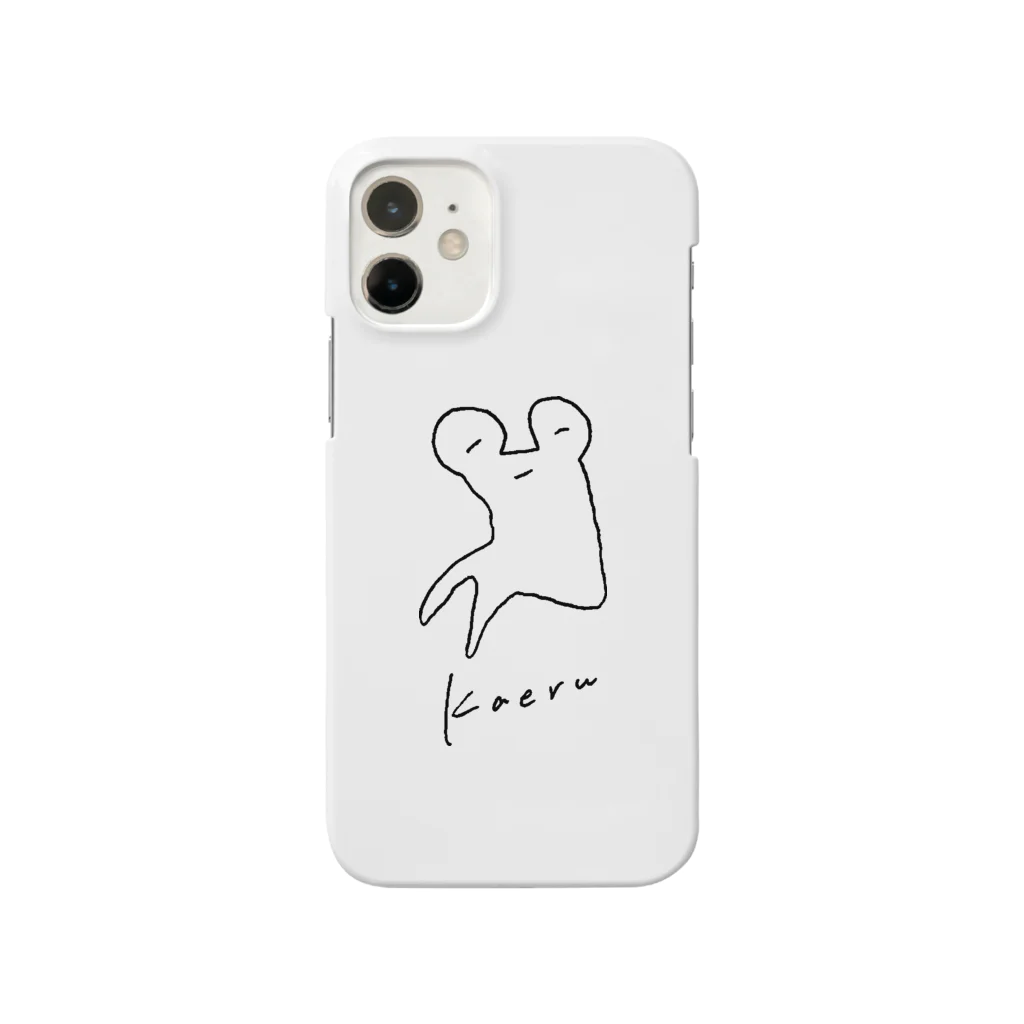 しの田サバニレのジャンプに失敗したKaeru-黒大- Smartphone Case