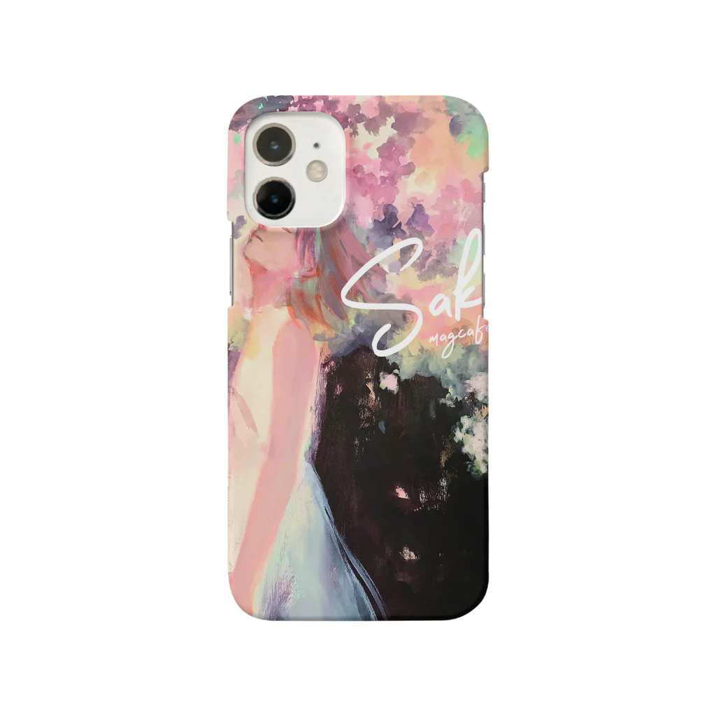 magcafe at gardenのSakura by日端奈奈子 Smartphone Case