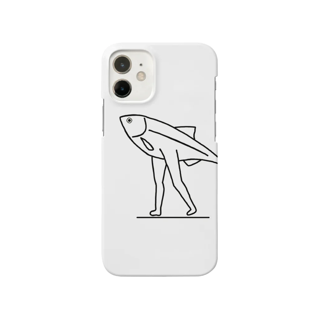 あげじゃこのふりかけの二足歩行型fish Smartphone Case