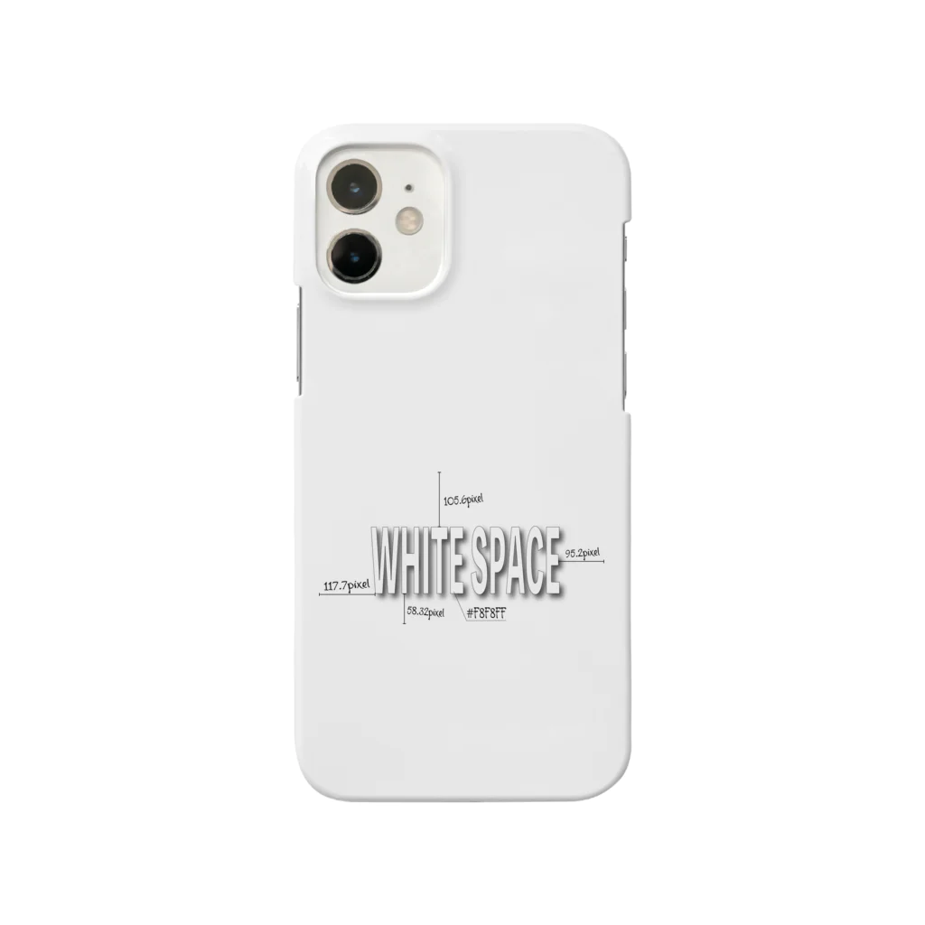 R STUDIO SHOPのWHITE SPACE スマホケース