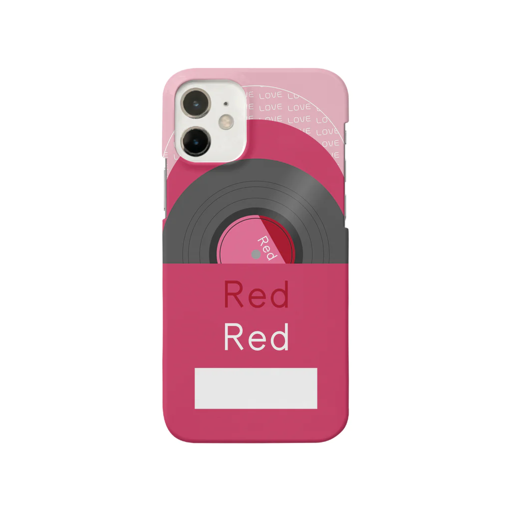 gumiの推し色★Red レコード Smartphone Case