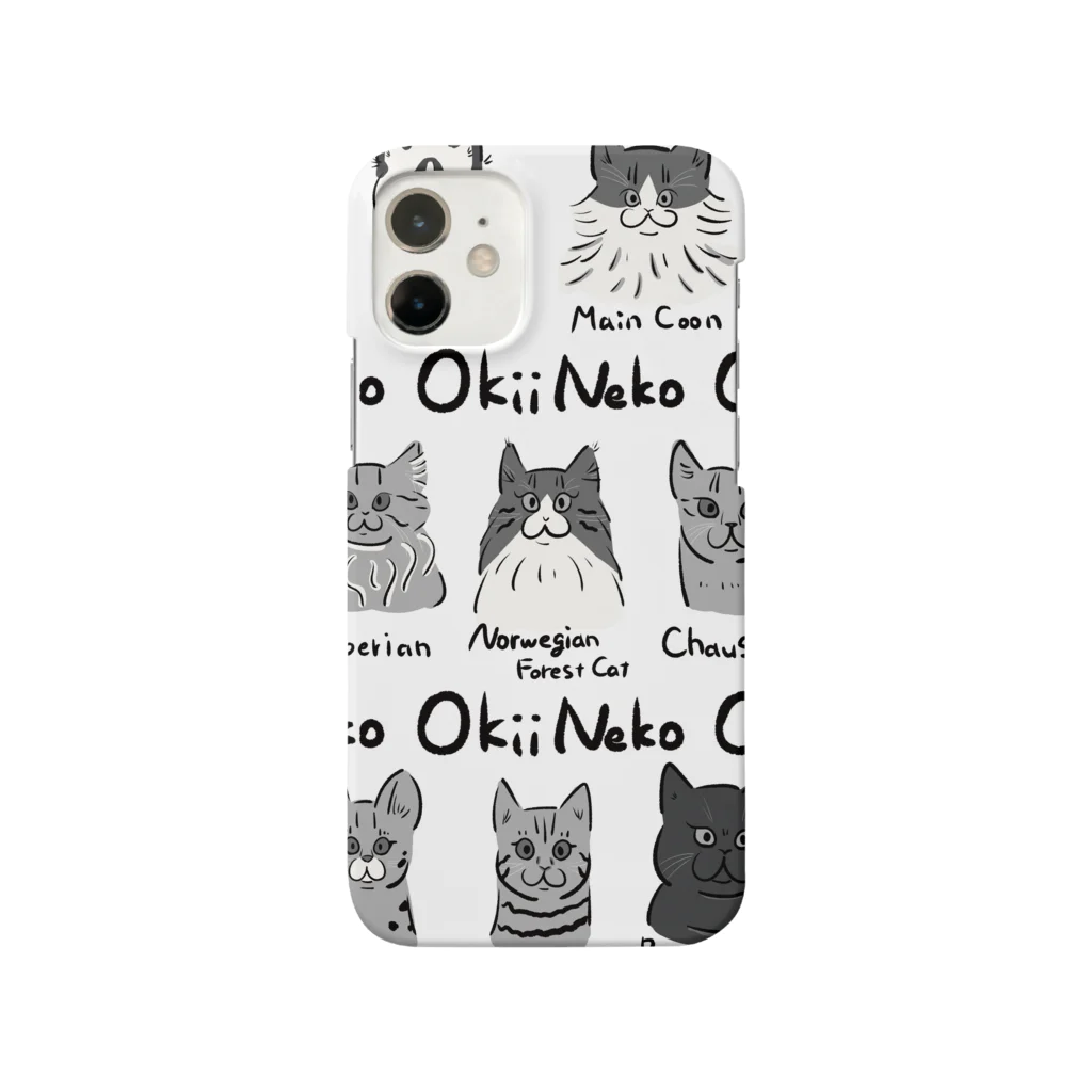 paniniのokii neko　文字多いバージョン Smartphone Case