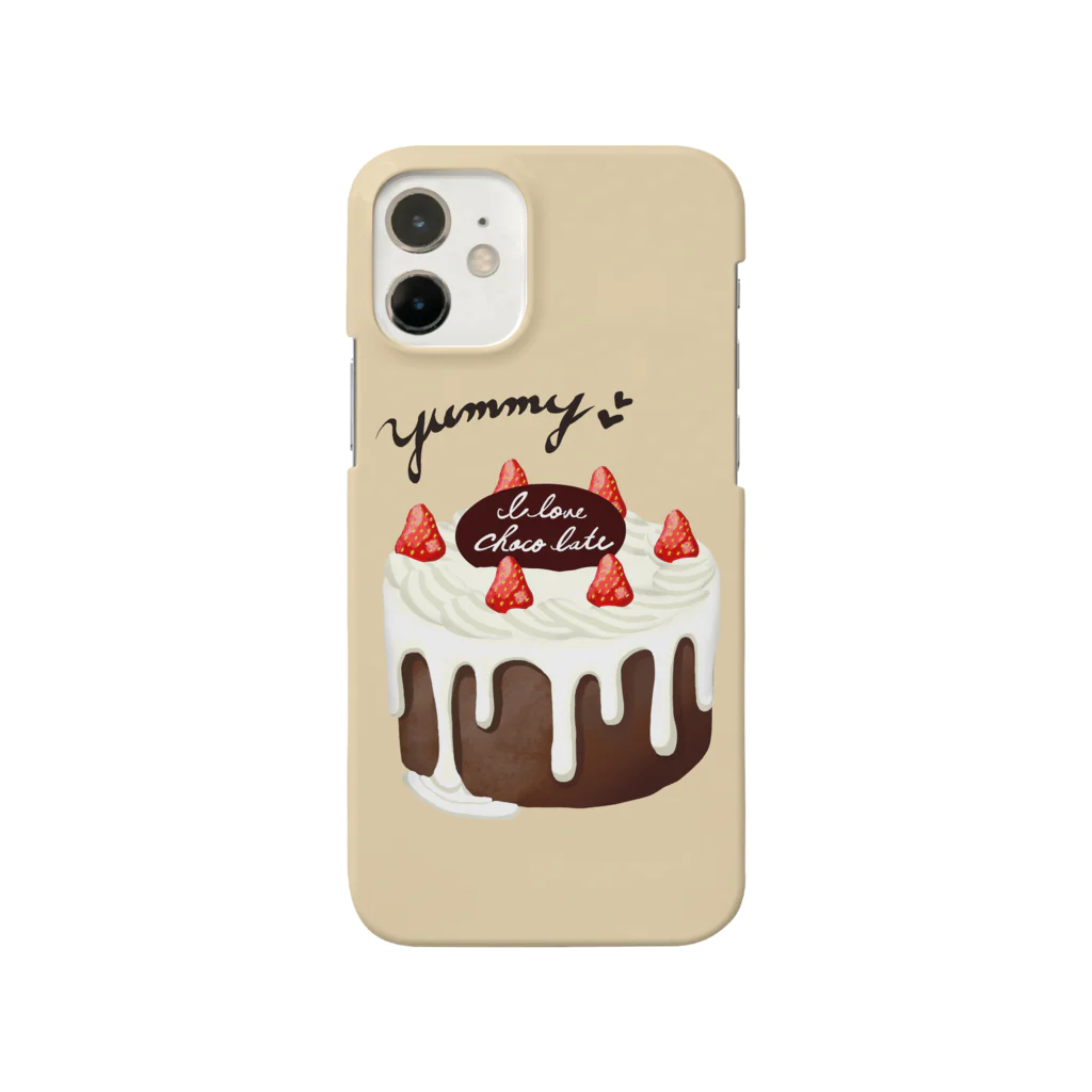 hammy83のyammyなチョコレートケーキ スマホケース