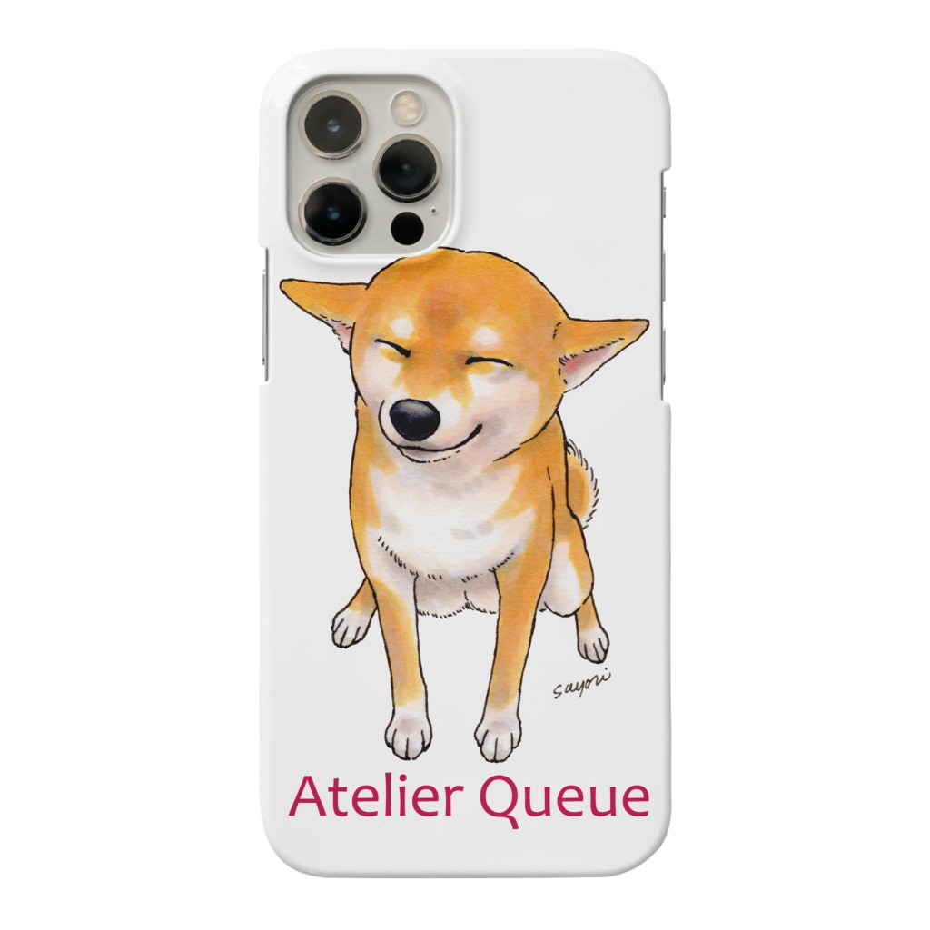 笑う柴犬 Atelier Queueのスマホケース Iphoneケース 通販 Suzuri スズリ