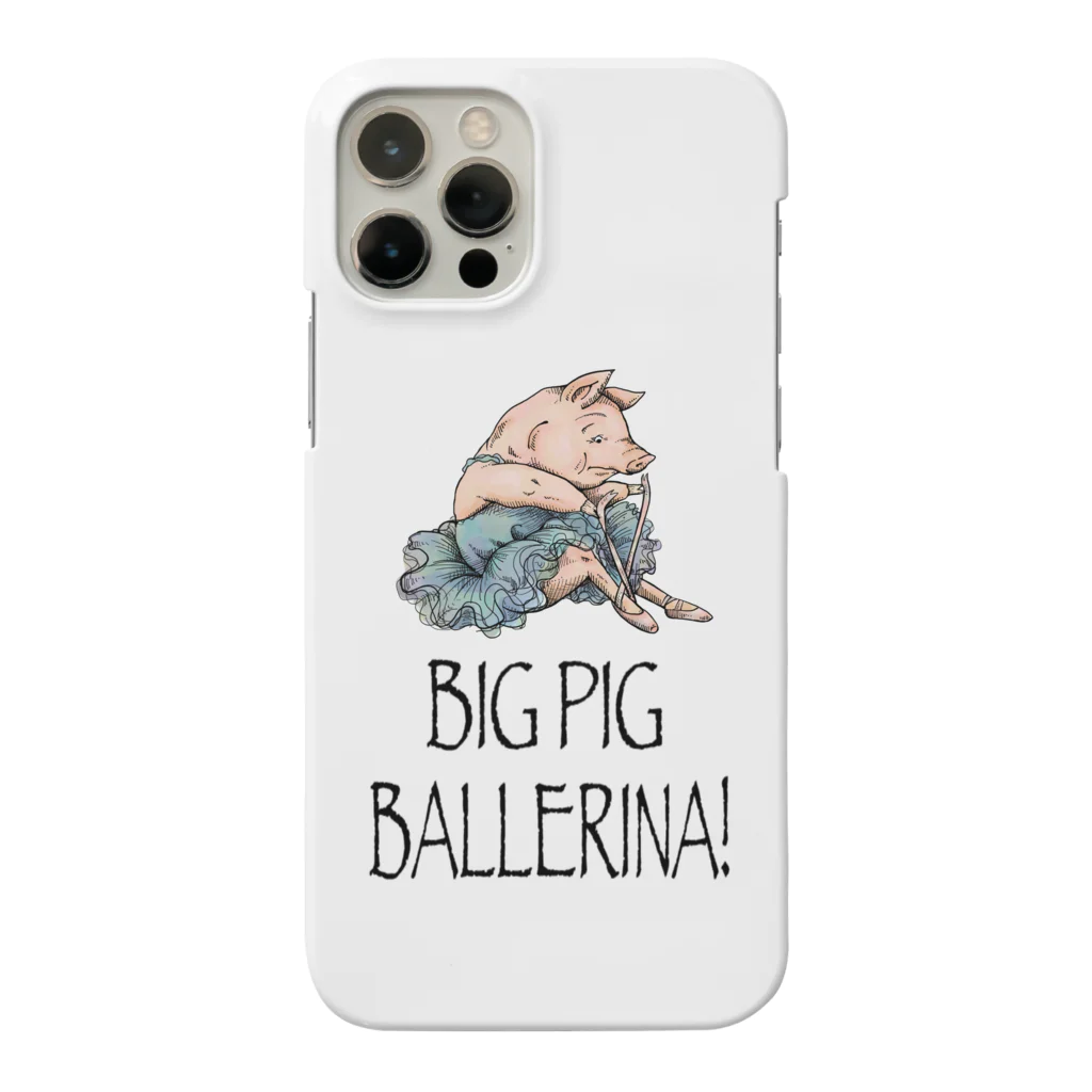 atelier✳︎miraのBIG PIG BALLERINA! スマホケース