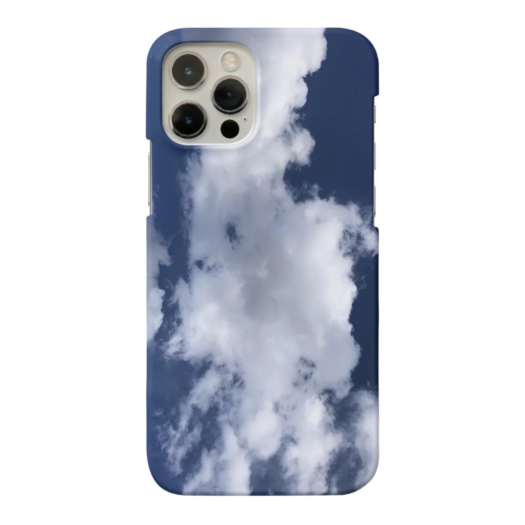 SORAIROの青空　冬の午後　晴れ　白い雲 Smartphone Case