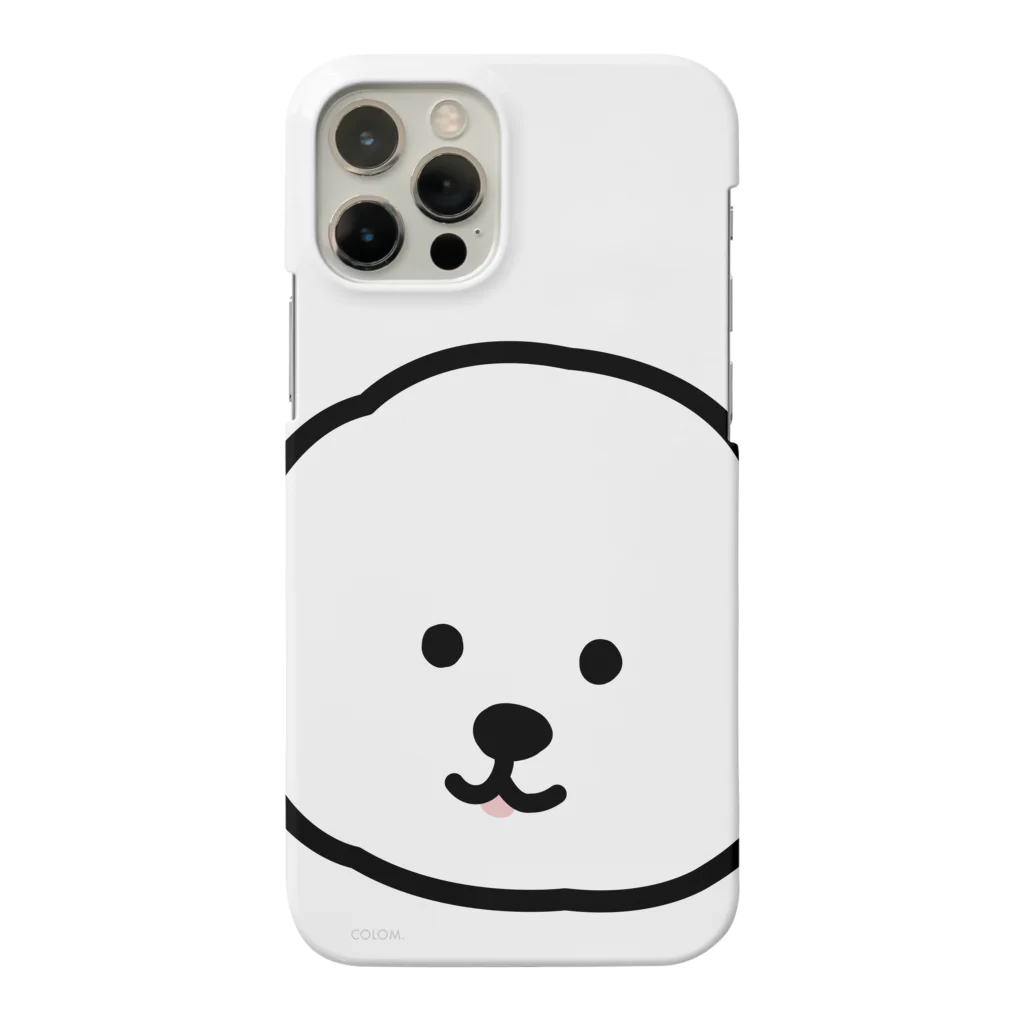 colom-dogsのビションフリーゼ.シンプルデザイン. Smartphone Case