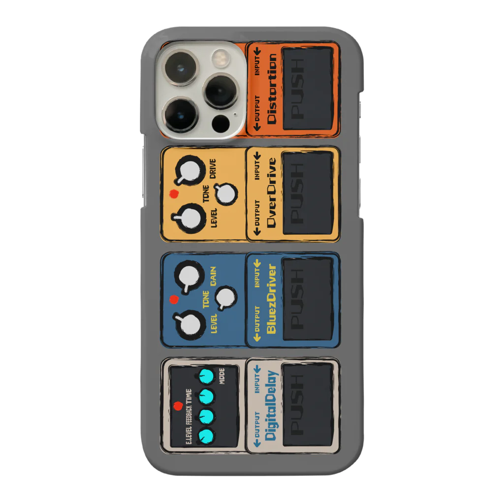 ジャージ姿の男のEffector Board(iPhone12ProMax用) スマホケース