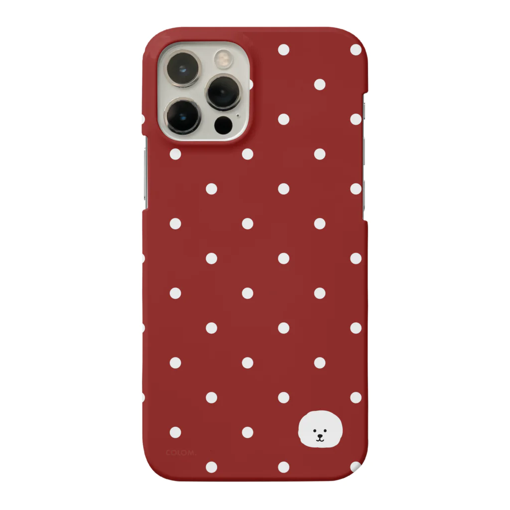 colom-dogsのビションフリーゼ.ドット.iPhoneケース Smartphone Case