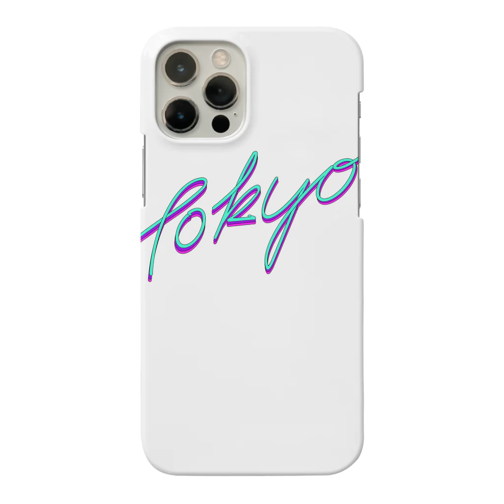 YASUHIRO DESIGNのNEON TOKYO LOGO Smartphone Case