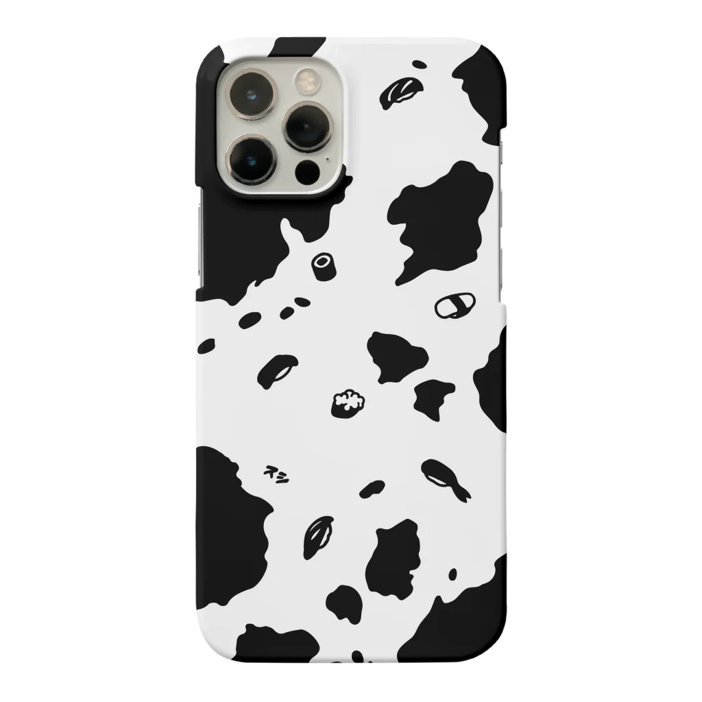 9bdesignのS-USHI ウスシ 鮨の牛柄 Smartphone Case
