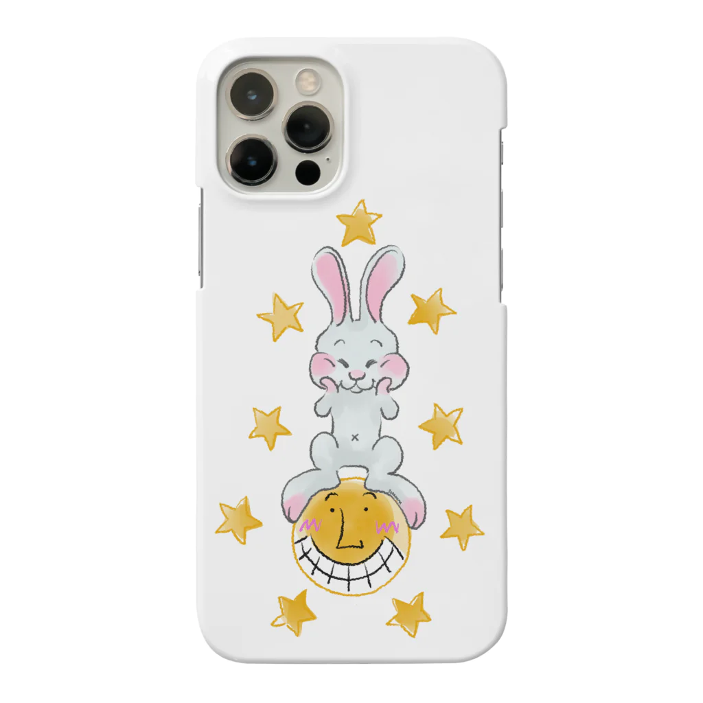 BeArtSuzumaruのうさっぺとスーパーお月様 Smartphone Case