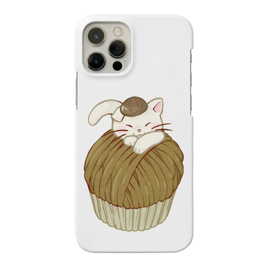 はむりぃマートのにゃんブラン スマホケース