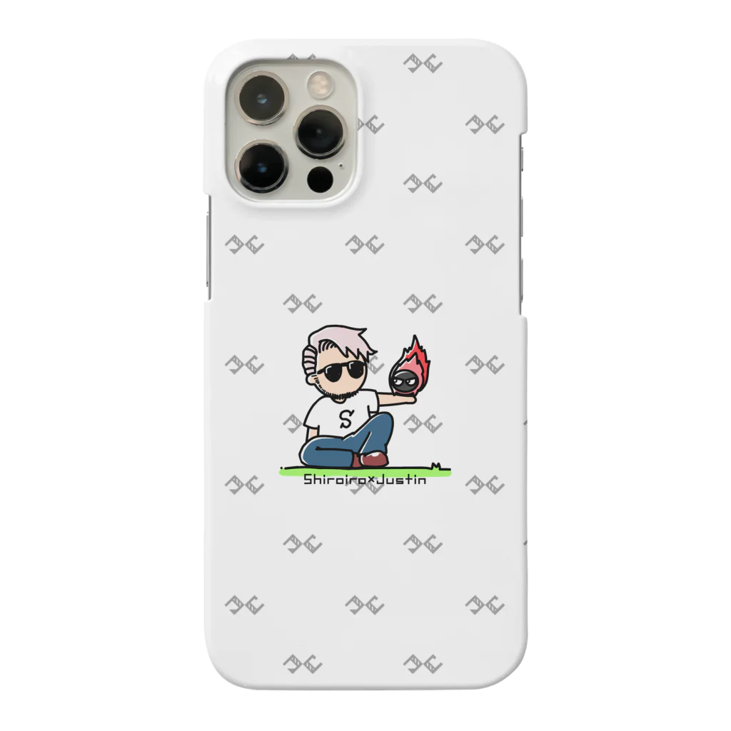 じゃんぐるクリスタの白色スマホケース Smartphone Case