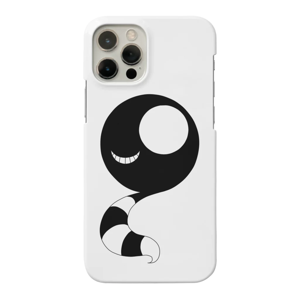 Aurua-grey-rootのモノクロチェシャ猫 Smartphone Case