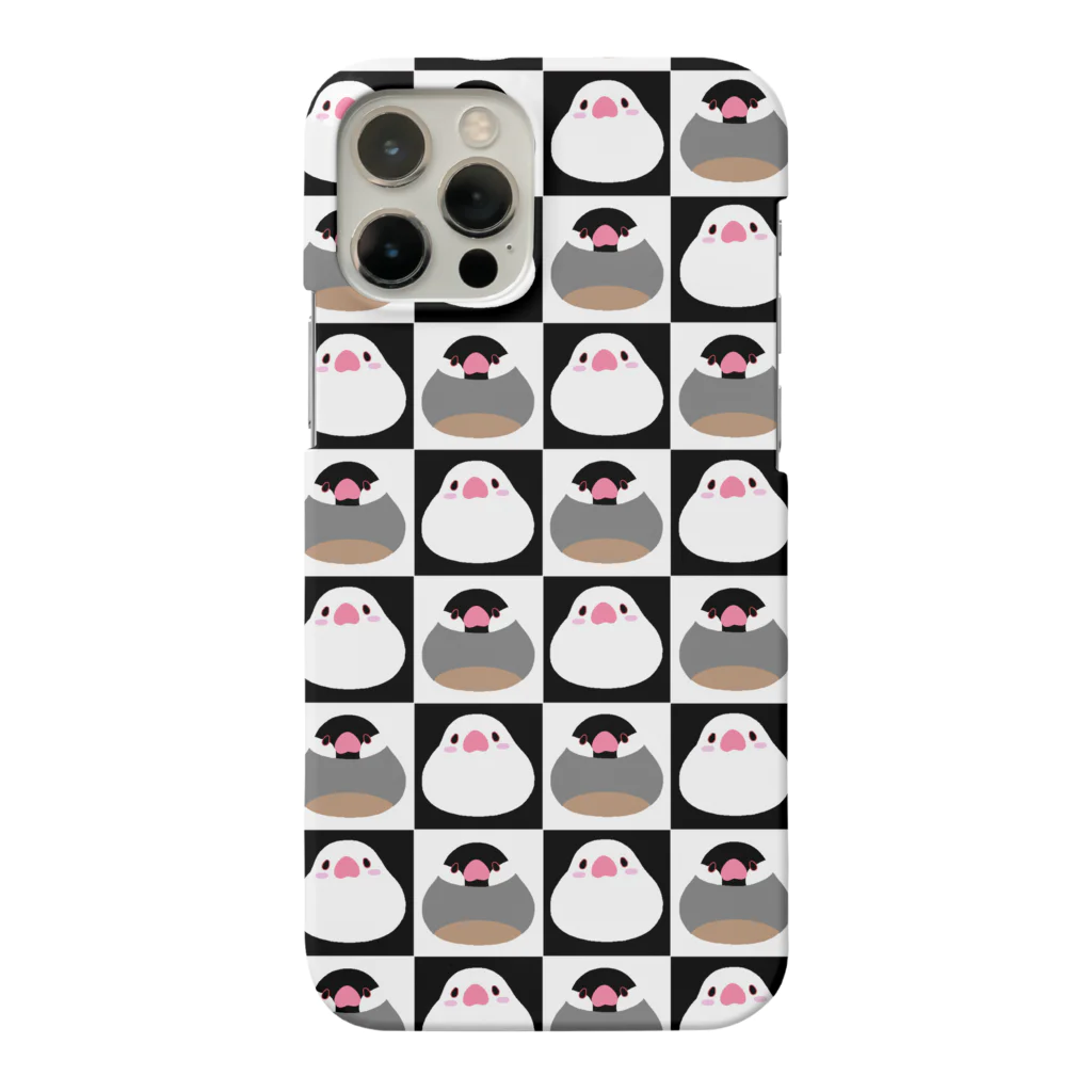 torilove_birdloverのもっちり市松文鳥ズ Smartphone Case