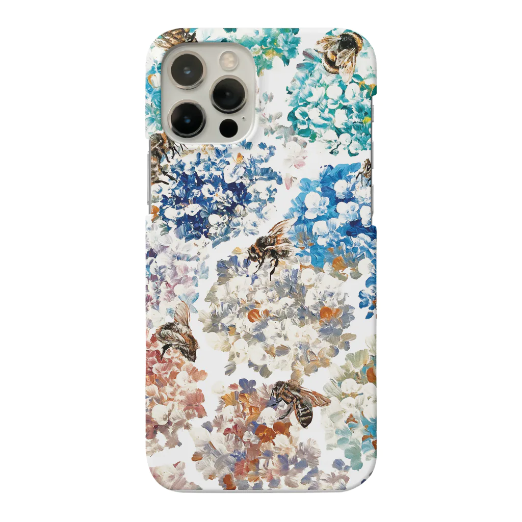 蜂須賀(Hachisuka)の蜂と紫陽花 Smartphone Case