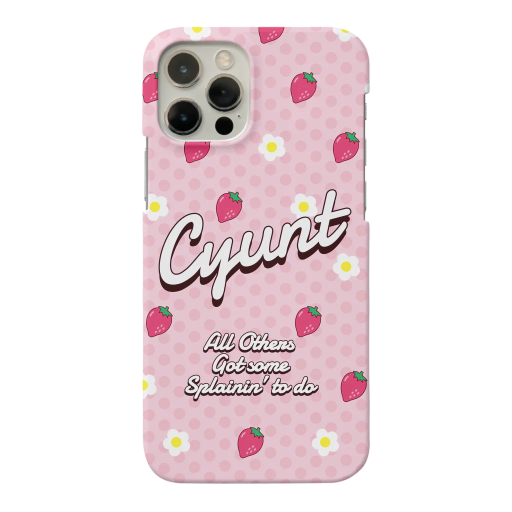 machiwowのcyunt　イチゴ スマホケース