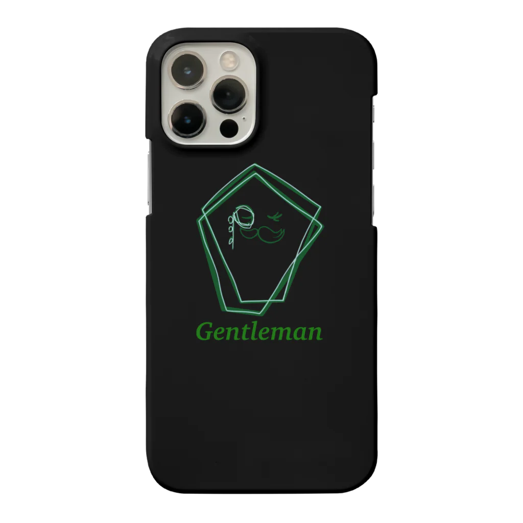 coinsのgentleman(黒 スマホケース