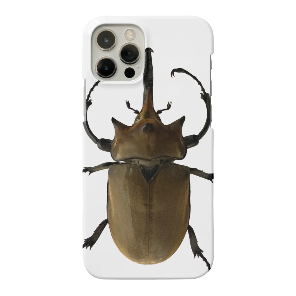 猫とムシのエレファスゾウカブト（♂） Smartphone Case