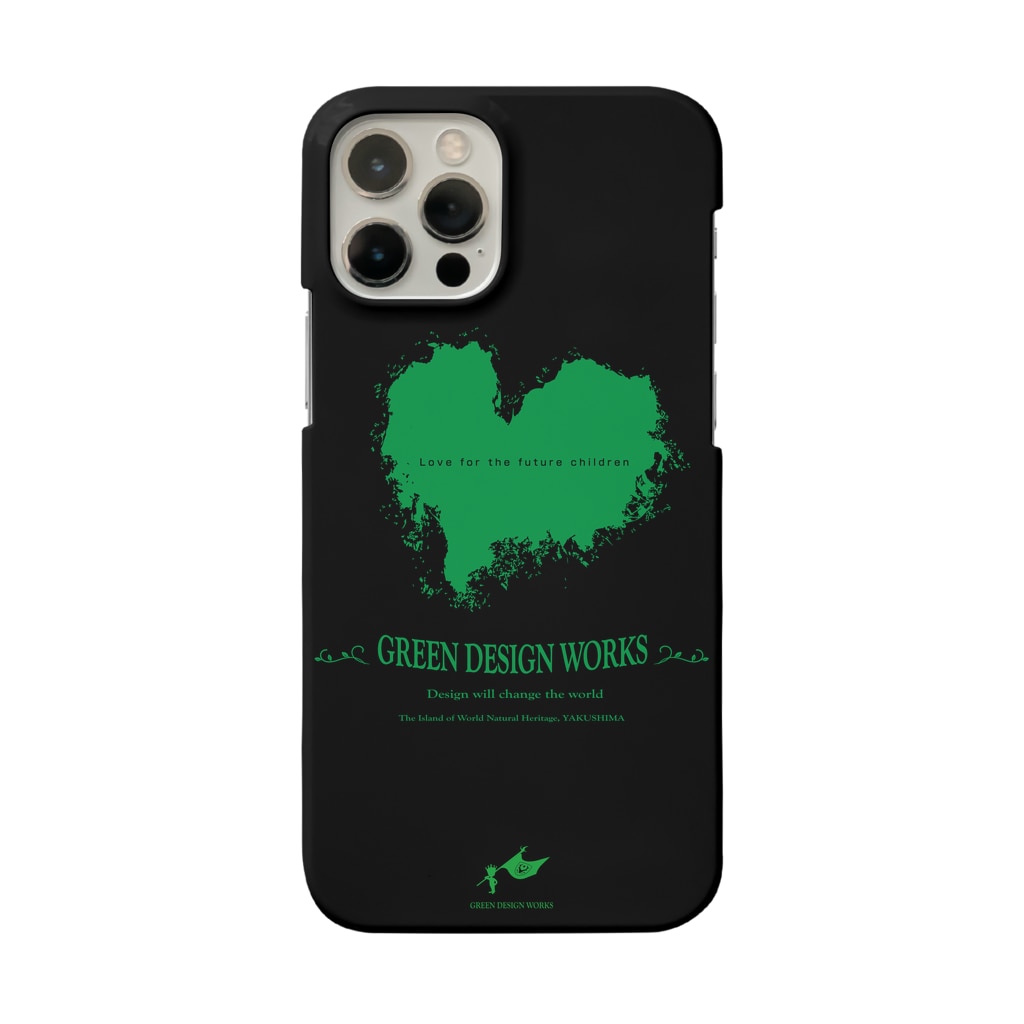 GREEN DESIGN WORKS　グリーンデザインワークスの屋久島ウィルソンハート　iPhoneケース Smartphone Case