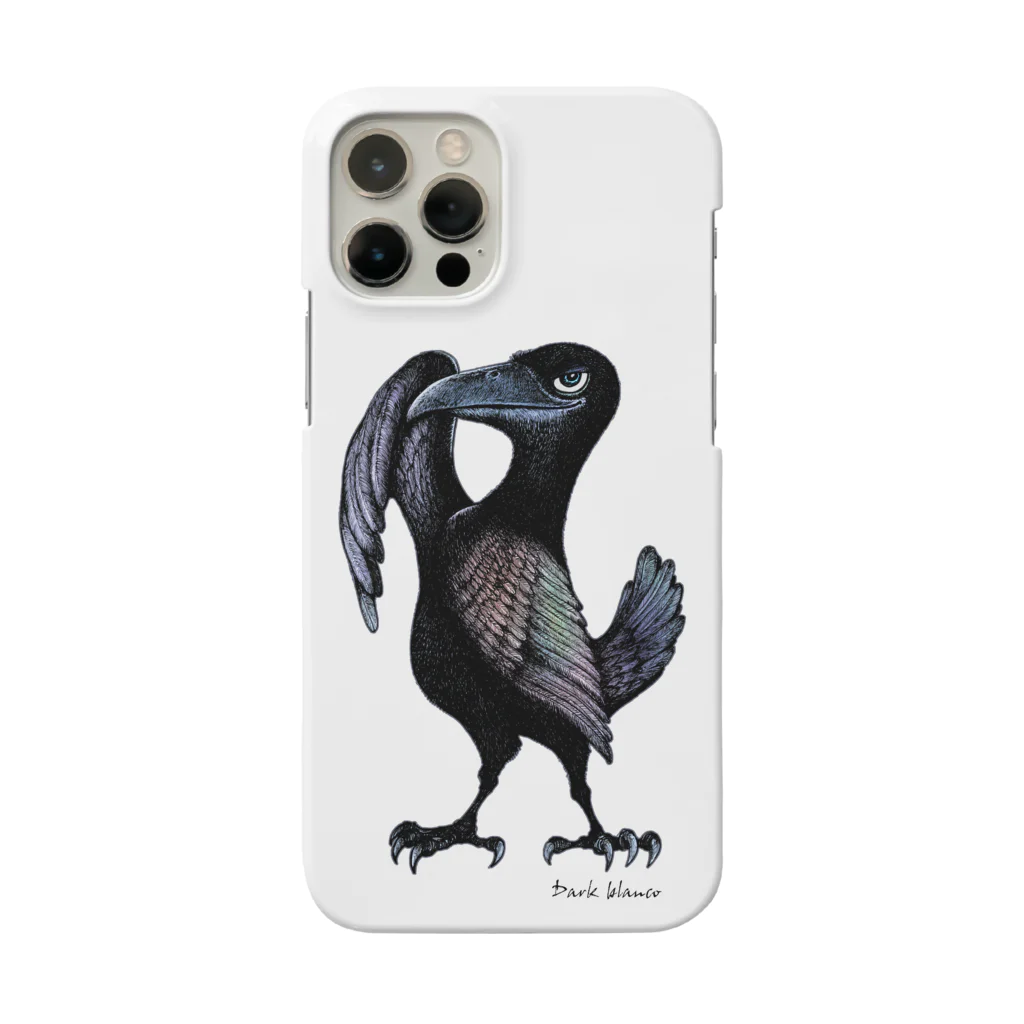  Dark blancoのDark blanco "Crow" Smartphone Case