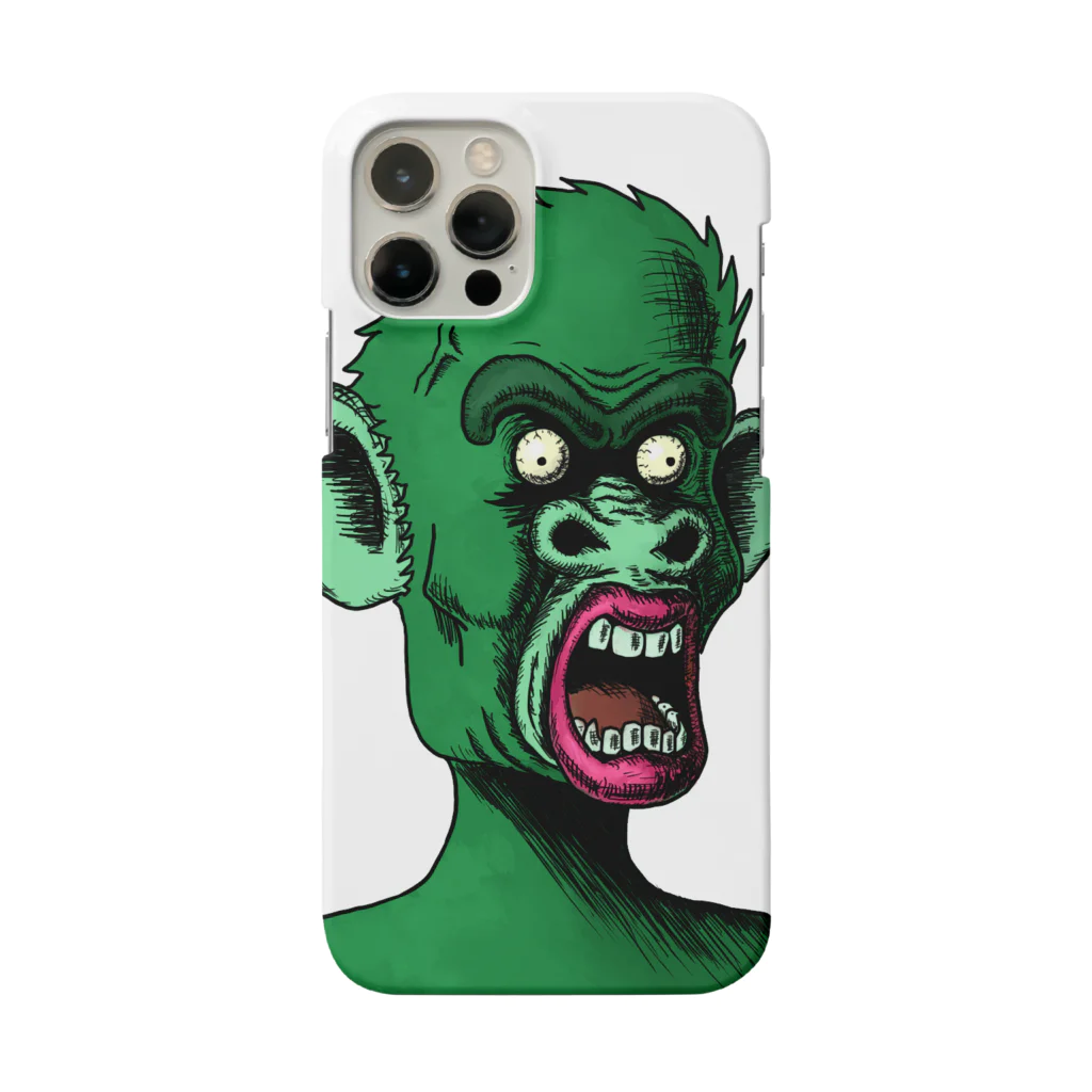 れいしょうのSUZURIのNFT風の猿 ~Monkey Face Is Scary~ Smartphone Case