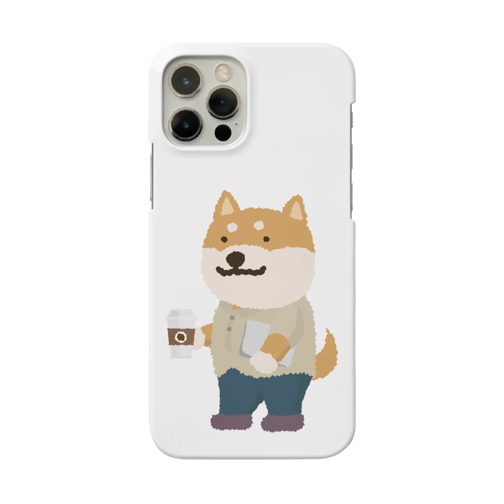 しばじるしデザインのIT柴犬さんとコーヒー Smartphone Case