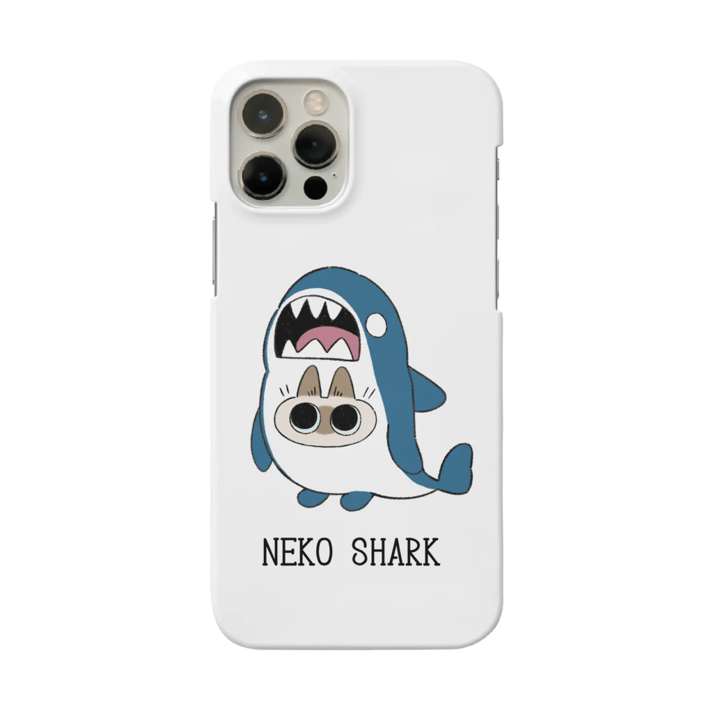 のべ子のネコシャーク（シャム猫） Smartphone Case