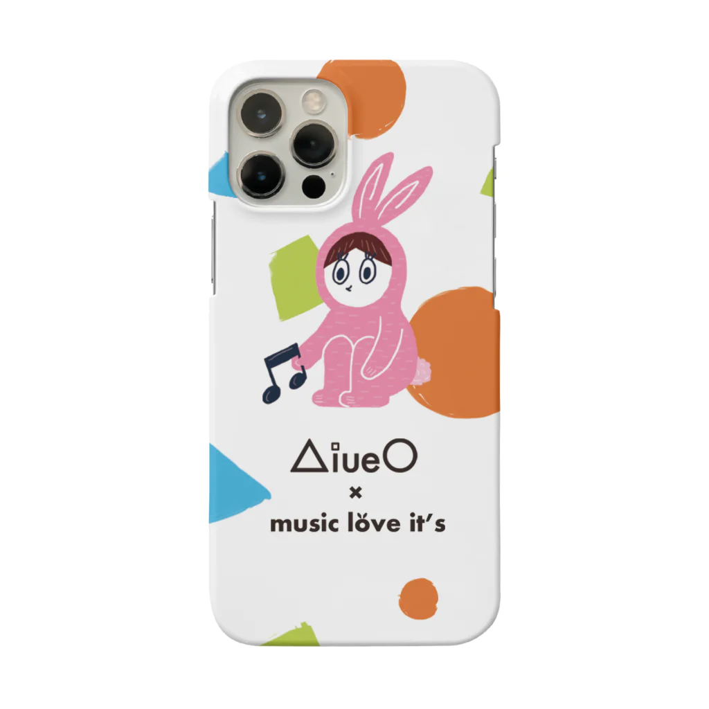 ラビッツマーケット＠音楽メディアの公式グッズのAiueO×ミューラビコラボ（ラビB） Smartphone Case