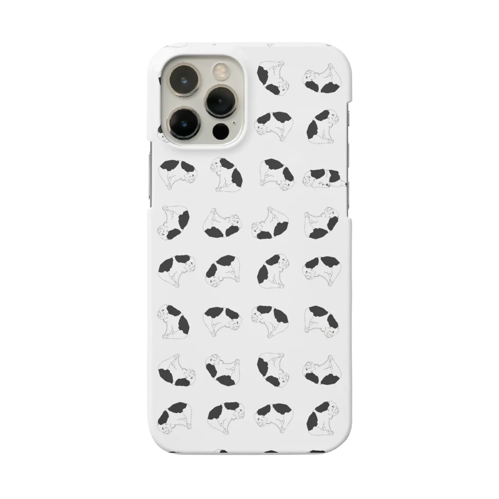 さくら もたけのジト目bulldog(gray) Smartphone Case