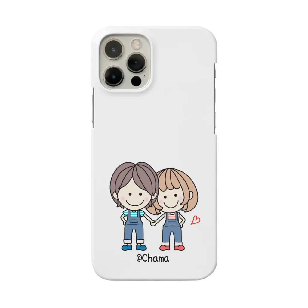 LINEスタンプのChai♡のCHAMA×ペアコーデ❤︎ Smartphone Case