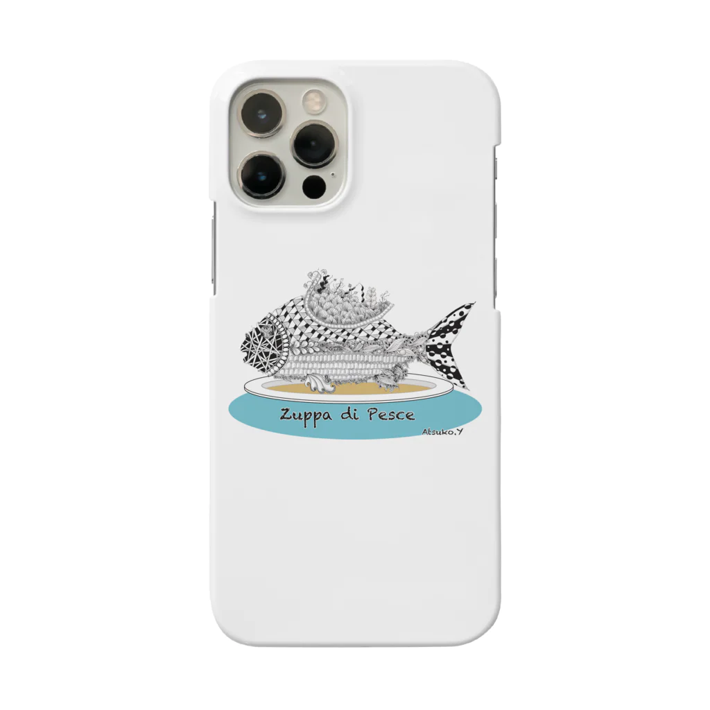 あこわーるどのお魚スープスマホケース Smartphone Case