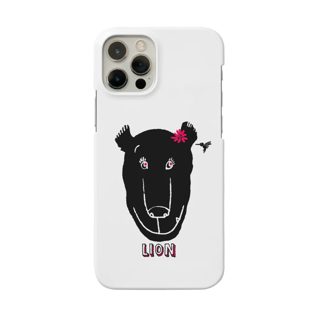 mya-mya=MIYA JUNKO's shop 02のLION GIRL Smartphone Case