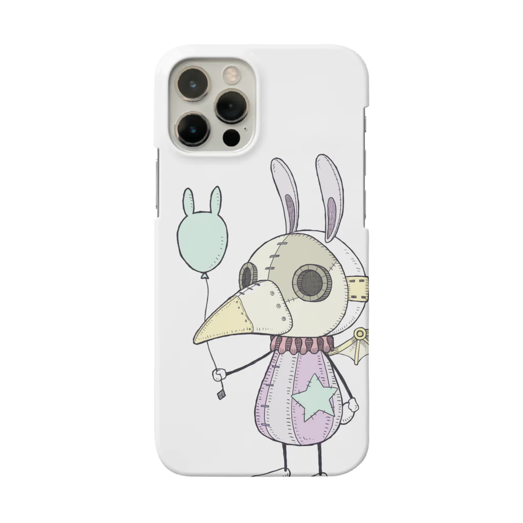 shikA/サビヲシカのスチパンうさぎ(風船2) Smartphone Case