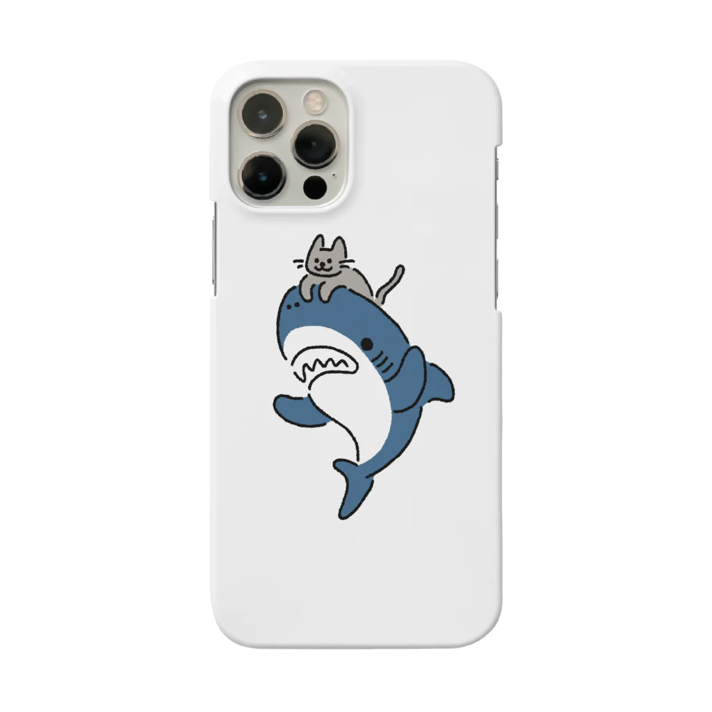 サメ わりとおもいのネコをかぶるサメ Smartphone Case