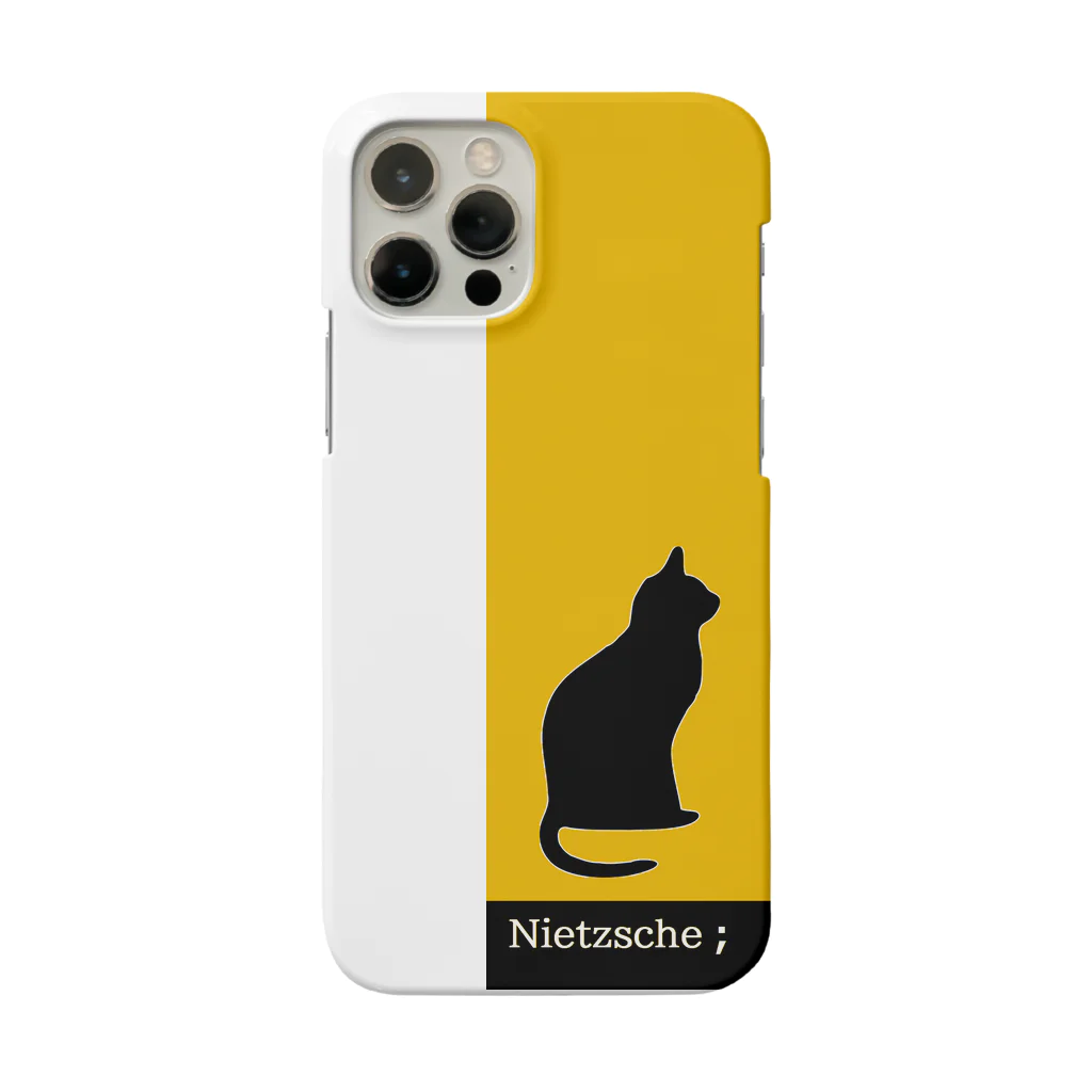 4Bの黒猫ニーチェ Smartphone Case