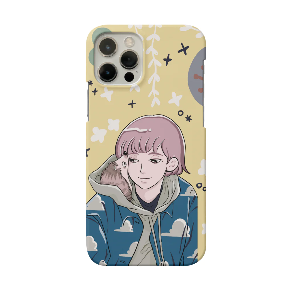 Atelier 67のハリネズミと女の子 Smartphone Case