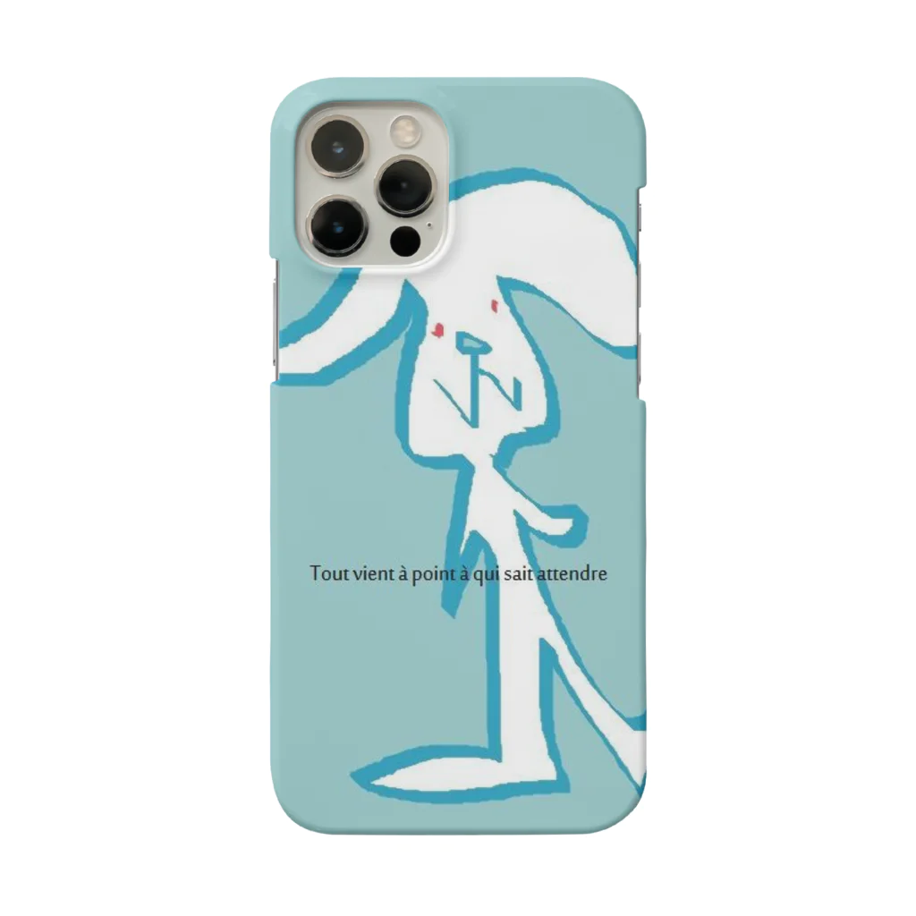 sa777-1のうさぎ（Tout vient à point à qui sait attendre） Smartphone Case