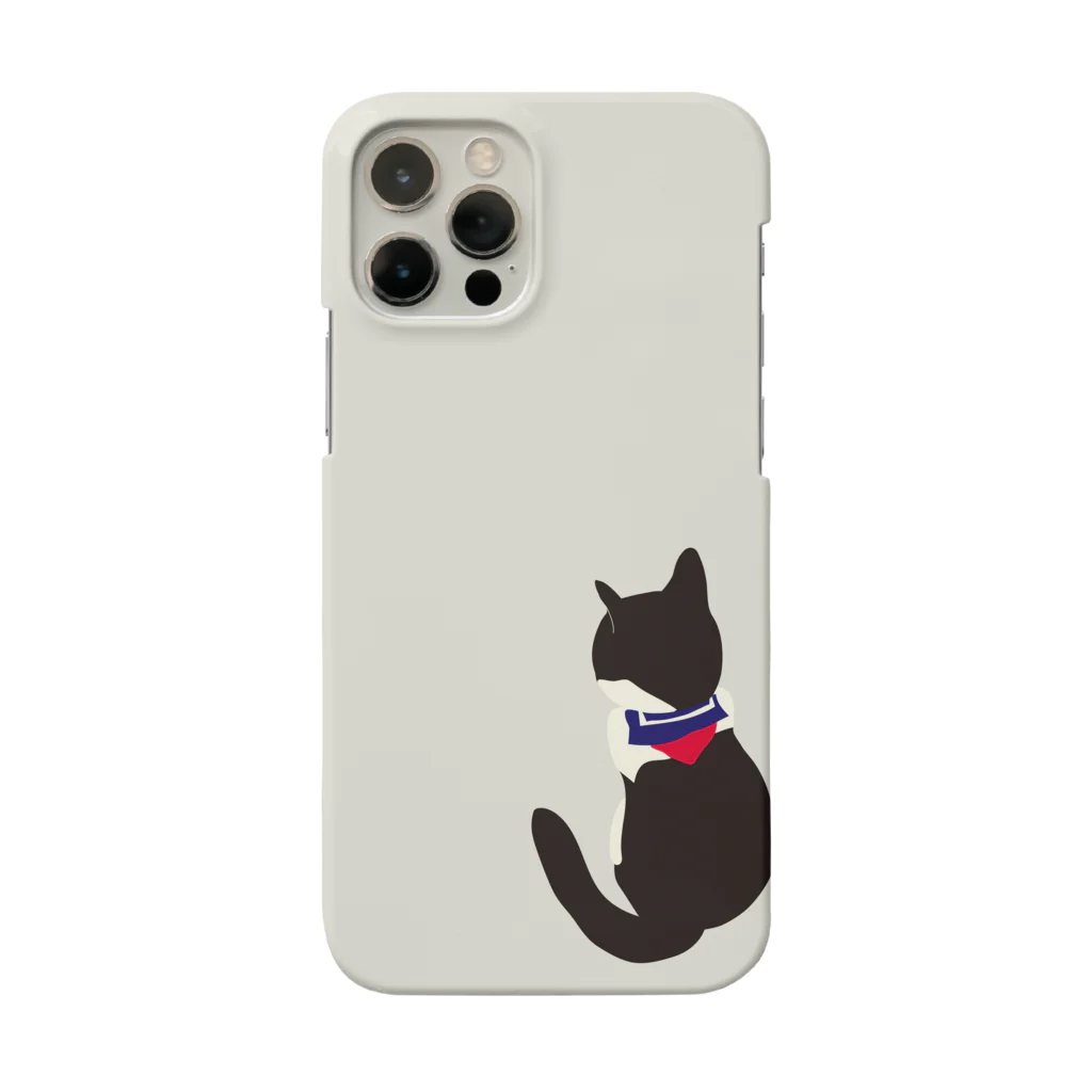 TMK_shopの猫とセーラー服(右端) 스마트폰 케이스