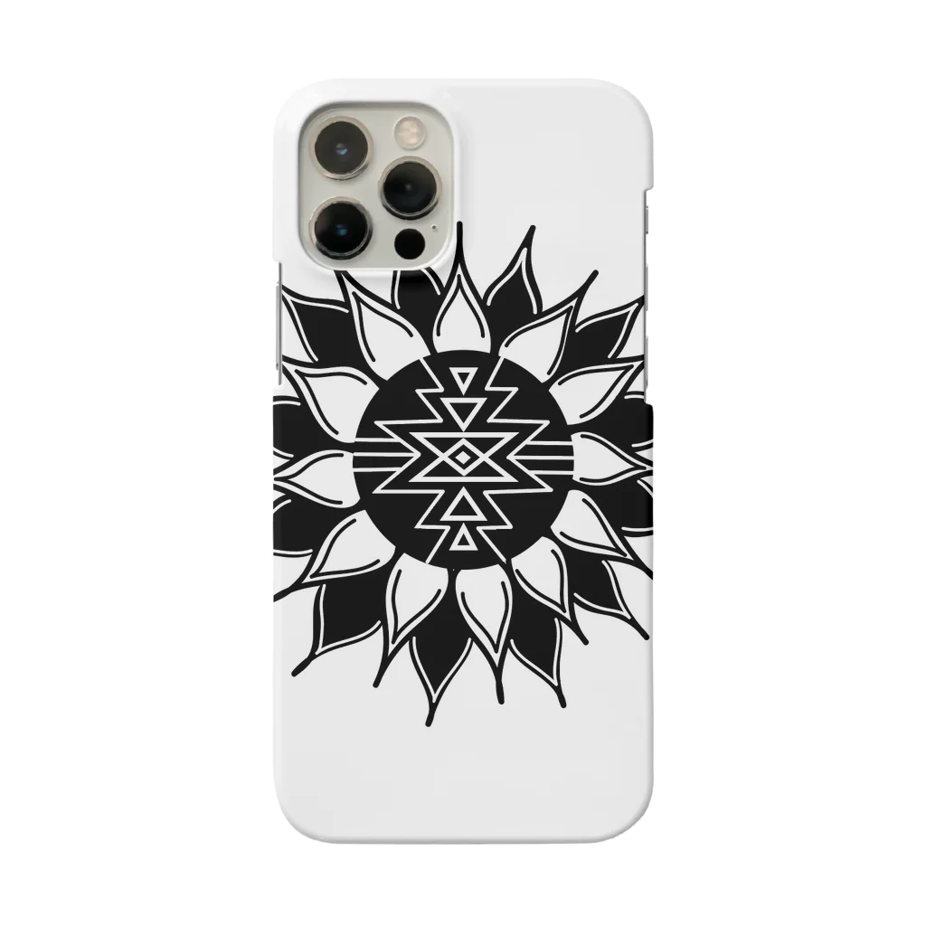 chillin0329のchillin sunflower iphoneケース Smartphone Case