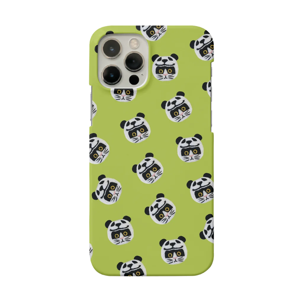 CHOPPIRIのかぶる猫[パンダver.](バットニャン) Smartphone Case