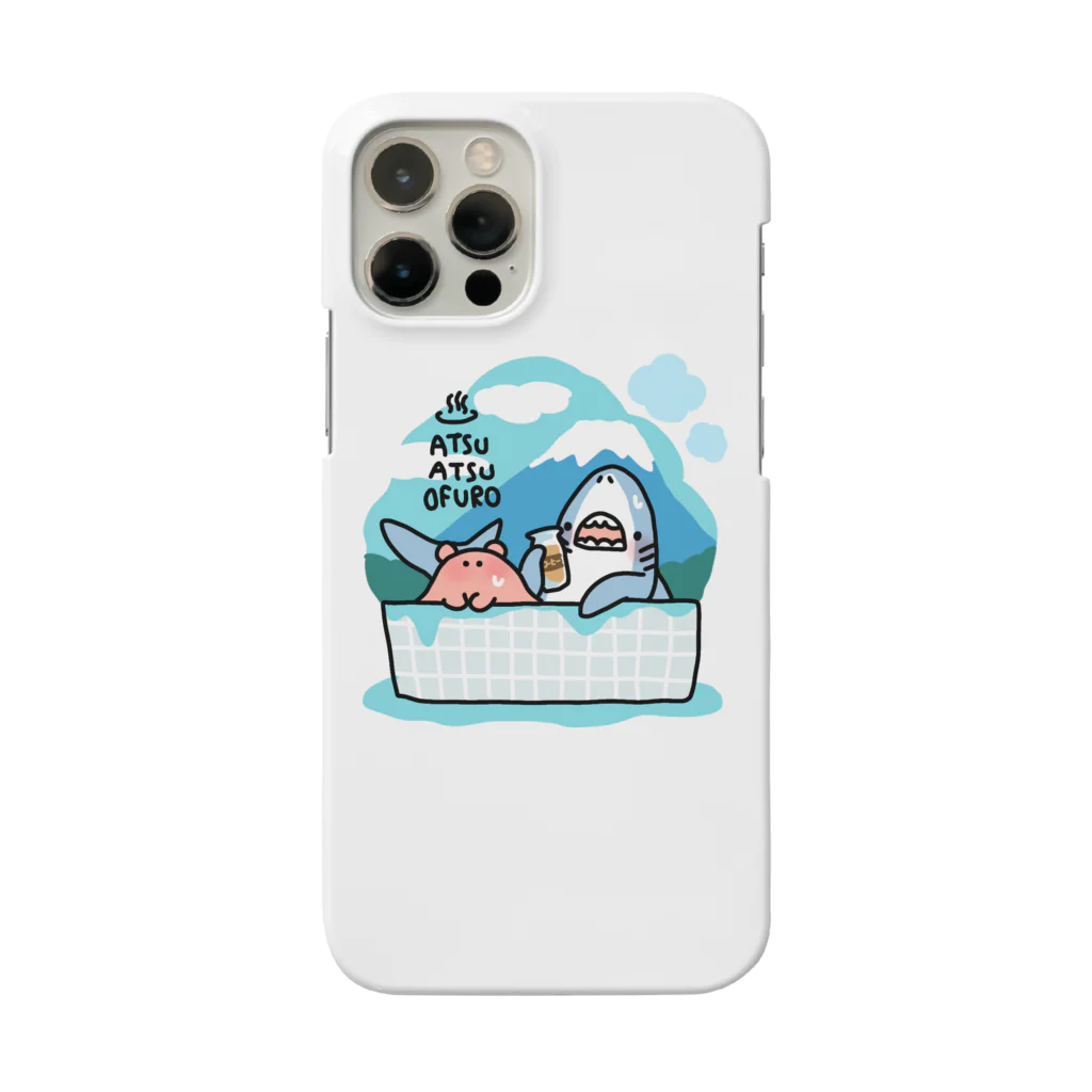 サメとメンダコ[namelessmm2]の熱々お風呂とサメとメンダコ Smartphone Case