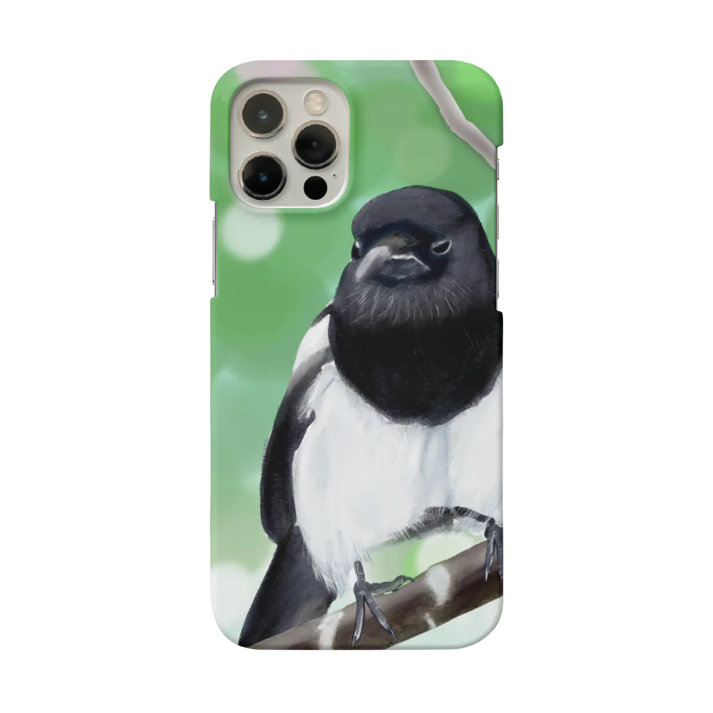 treMsのカササギ iPhoneCase  スマホケース