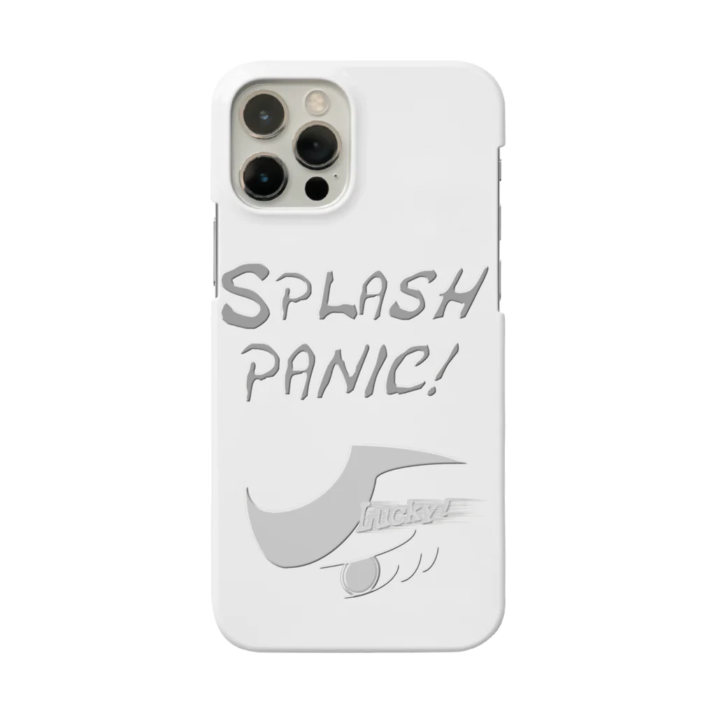 Good wavesのSplash panic ! Lucky！白 Smartphone Case